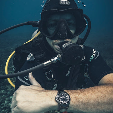 Ratio FreeDiver Sapphire Stainless Steel Black Dial Automatic RTF041 200M Men's Watch - Ratiowatches